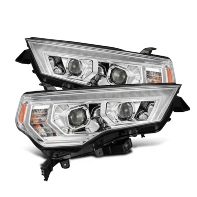 Fits 14-20 Toyota 4Runner MK II PRO-Series Halogen Projector Headlights Chrome