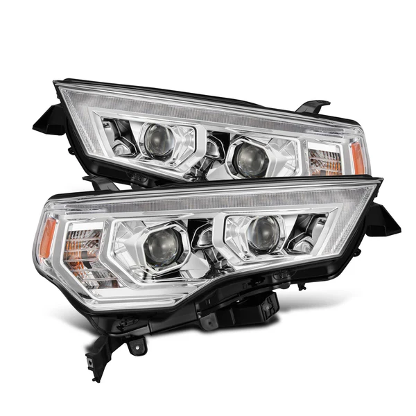 Fits 14-20 Toyota 4Runner MK II PRO-Series Halogen Projector Headlights Chrome