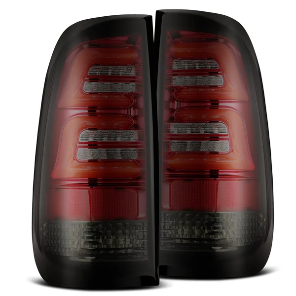Fits 99-16 Ford Super Duty / 97-03 F150 PRO-Series LED Tail Lights Red Smoke