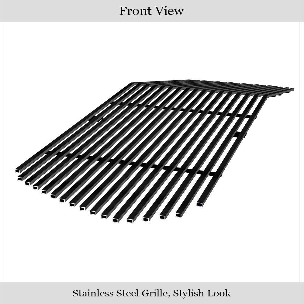 Fits 2019-2024 Chevy Camaro ZL1 Lower Bumper Black Stainless Steel Billet Grille