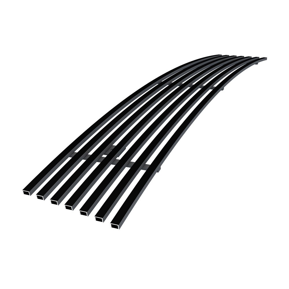 Fits 2011-2015 Ford Explorer Lower Bumper Black Stainless Steel Billet Grille