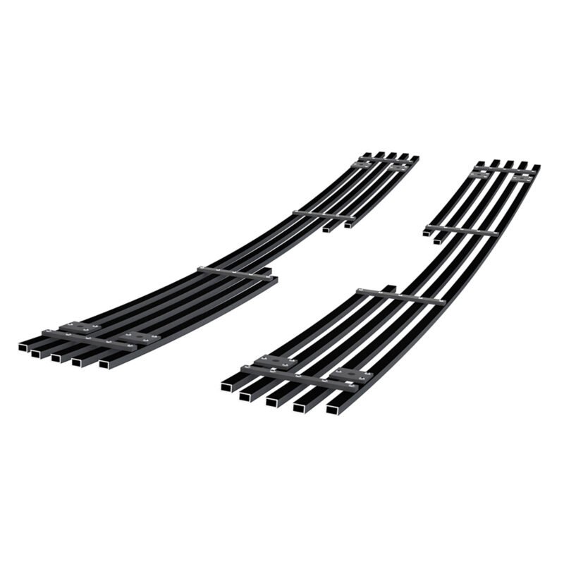 Fits 2008-2012 Ford Escape Main Upper Black Stainless Steel Billet Grille - Image 2