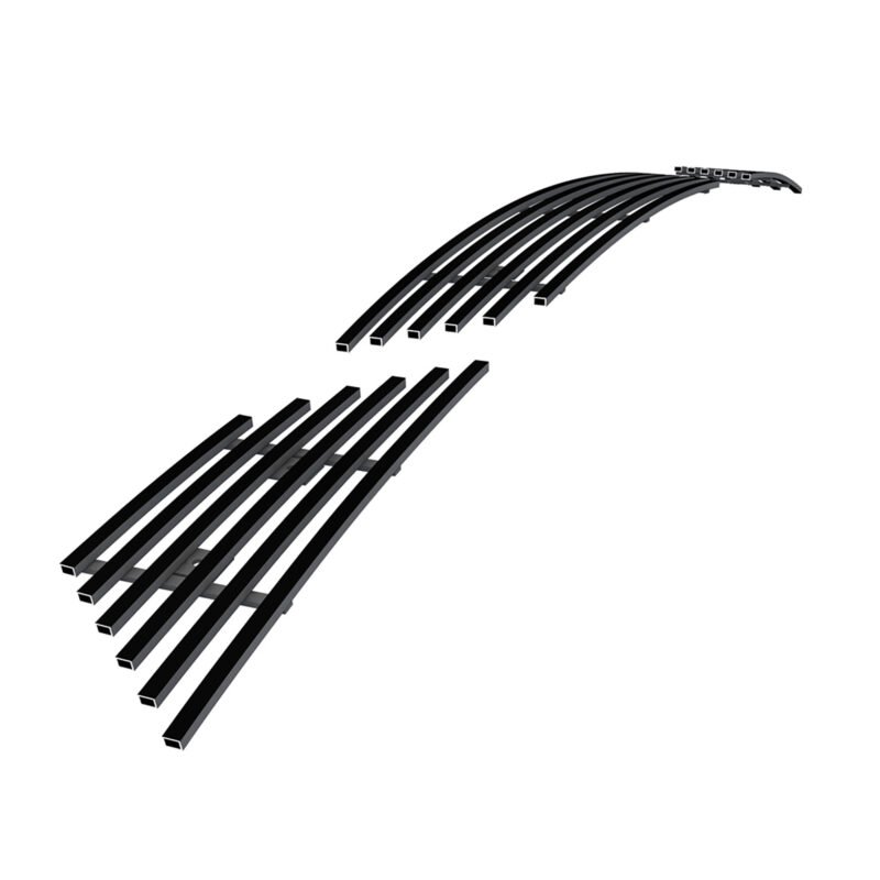 Fits 2013-2019 Ford Taurus All Model With Honeycomb Bumper Lower Bumper Black Stainless Steel Billet Grille