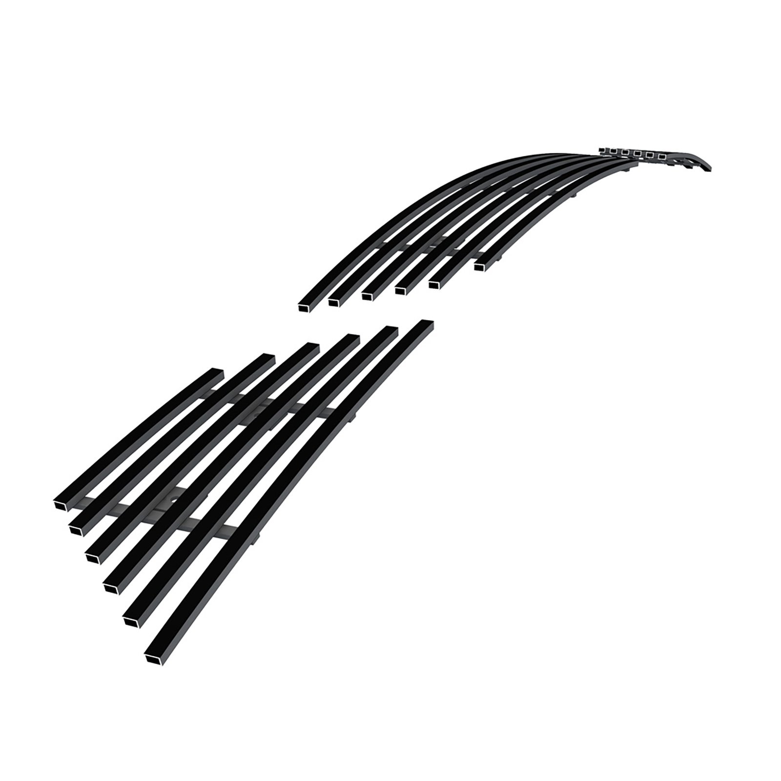 Fits 2013-2019 Ford Taurus All Model With Honeycomb Bumper Lower Bumper Black Stainless Steel Billet Grille
