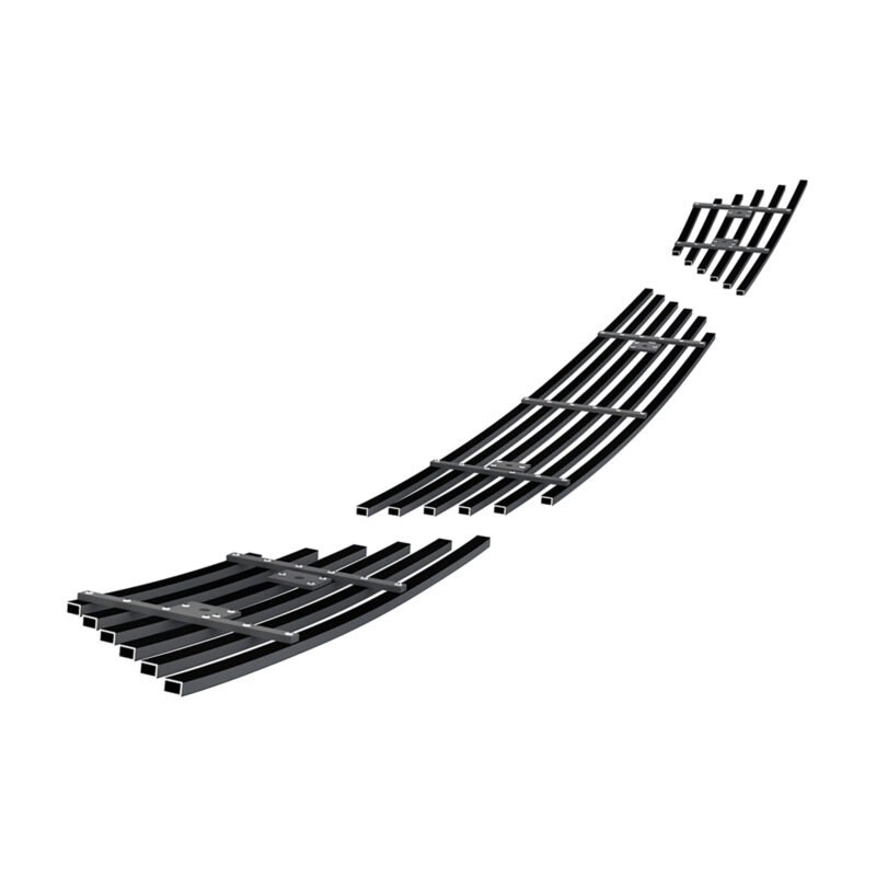 Fits 2013-2019 Ford Taurus All Model With Honeycomb Bumper Lower Bumper Black Stainless Steel Billet Grille - Image 2