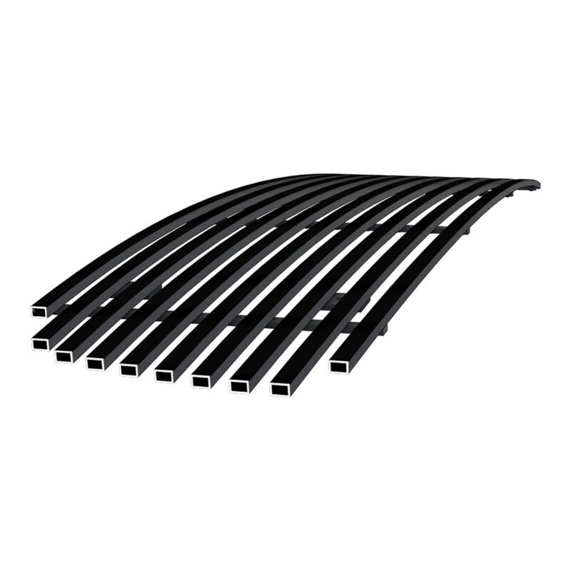 Fits 1998-2012 Ford Victoria Only For Honeycomb Style Logo Cover Main Upper Black Stainless Steel Billet Grille
