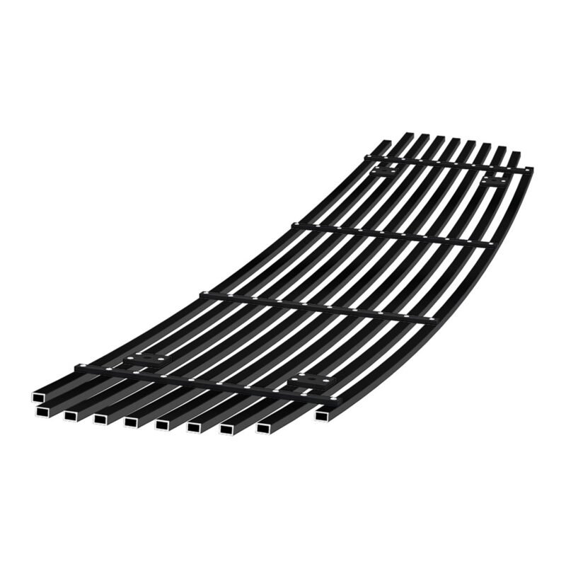 Fits 1998-2012 Ford Victoria Only For Honeycomb Style Logo Cover Main Upper Black Stainless Steel Billet Grille - Image 2