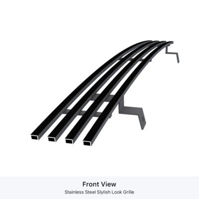 Fits 1995-1998 Ford Explorer Lower Bumper Black Stainless Steel Billet Grille