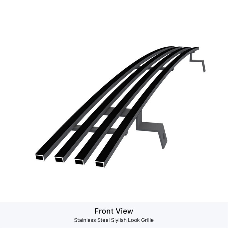 Fits 1995-1998 Ford Explorer Lower Bumper Black Stainless Steel Billet Grille
