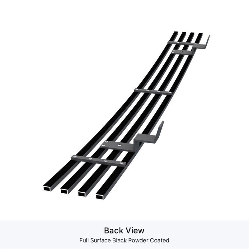 Fits 1995-1998 Ford Explorer Lower Bumper Black Stainless Steel Billet Grille - Image 2