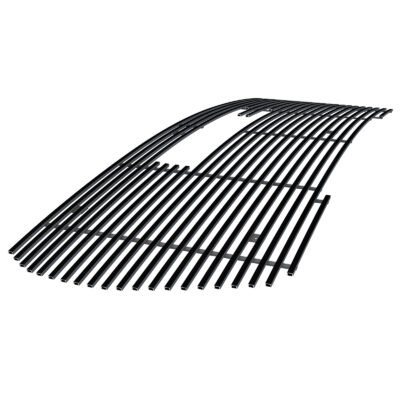 Fits 2021-2024 GMC Yukon Denali Main Upper Black Stainless Steel Billet Grille