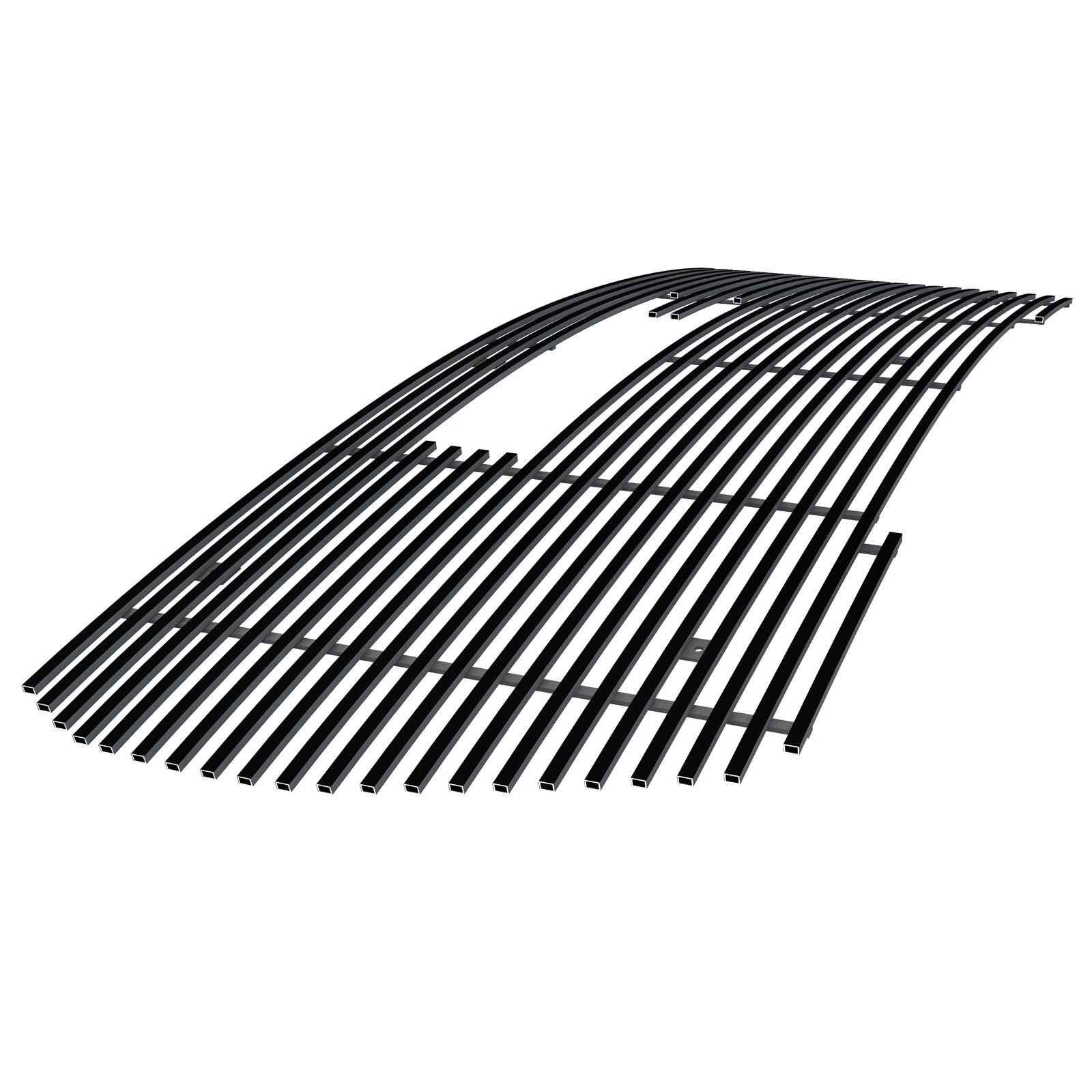 Fits 2021-2024 GMC Yukon Denali Main Upper Black Stainless Steel Billet Grille