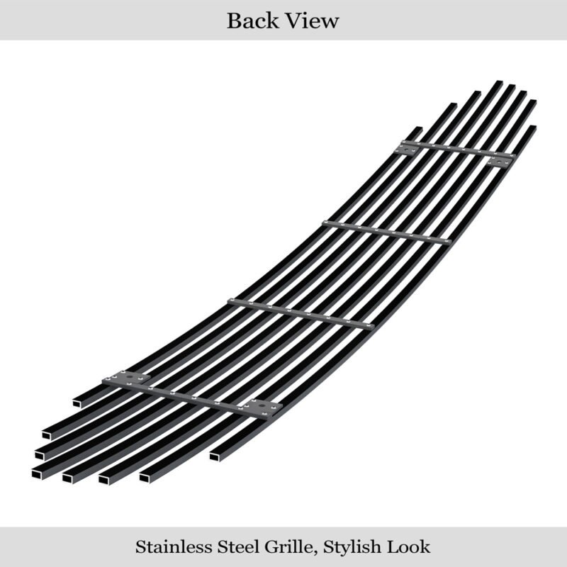 Fits 2018-2021 GMC Terrain Lower Bumper Black Stainless Steel Billet Grille - Image 2