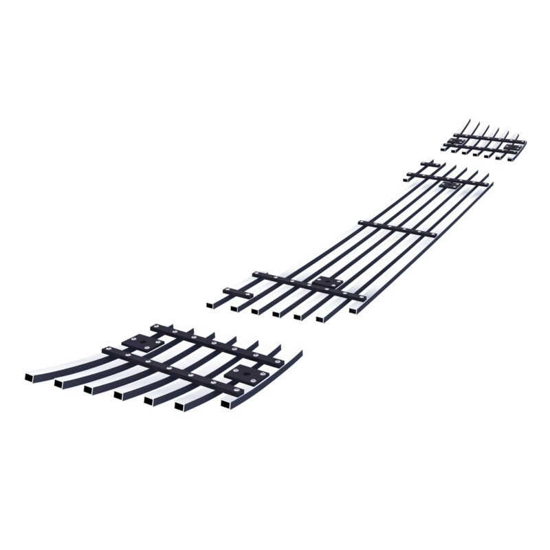 Fits 2007-2012 GMC Acadia Lower Bumper Stainless Steel Billet Grille - Image 2
