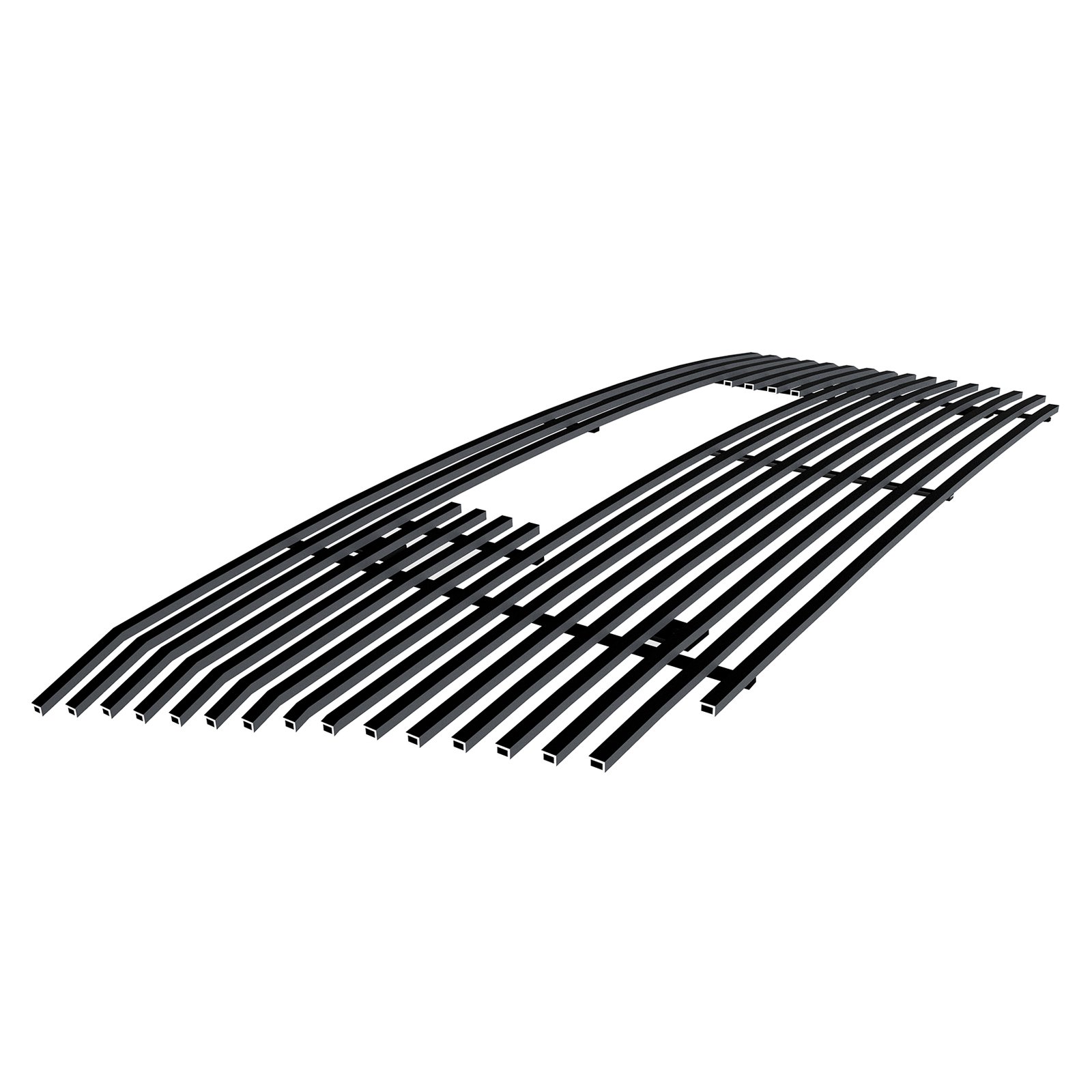 Fits 2010-2015 GMC Terrain 1 PC With Logo Show Main Upper Black Stainless Steel Billet Grille
