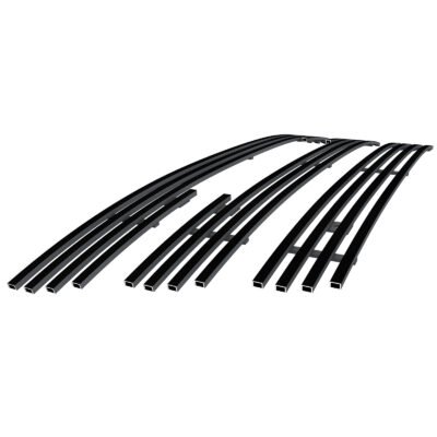 Fits 2010-2015 GMC Terrain Not For Denali Main Upper Black Stainless Steel Billet Grille