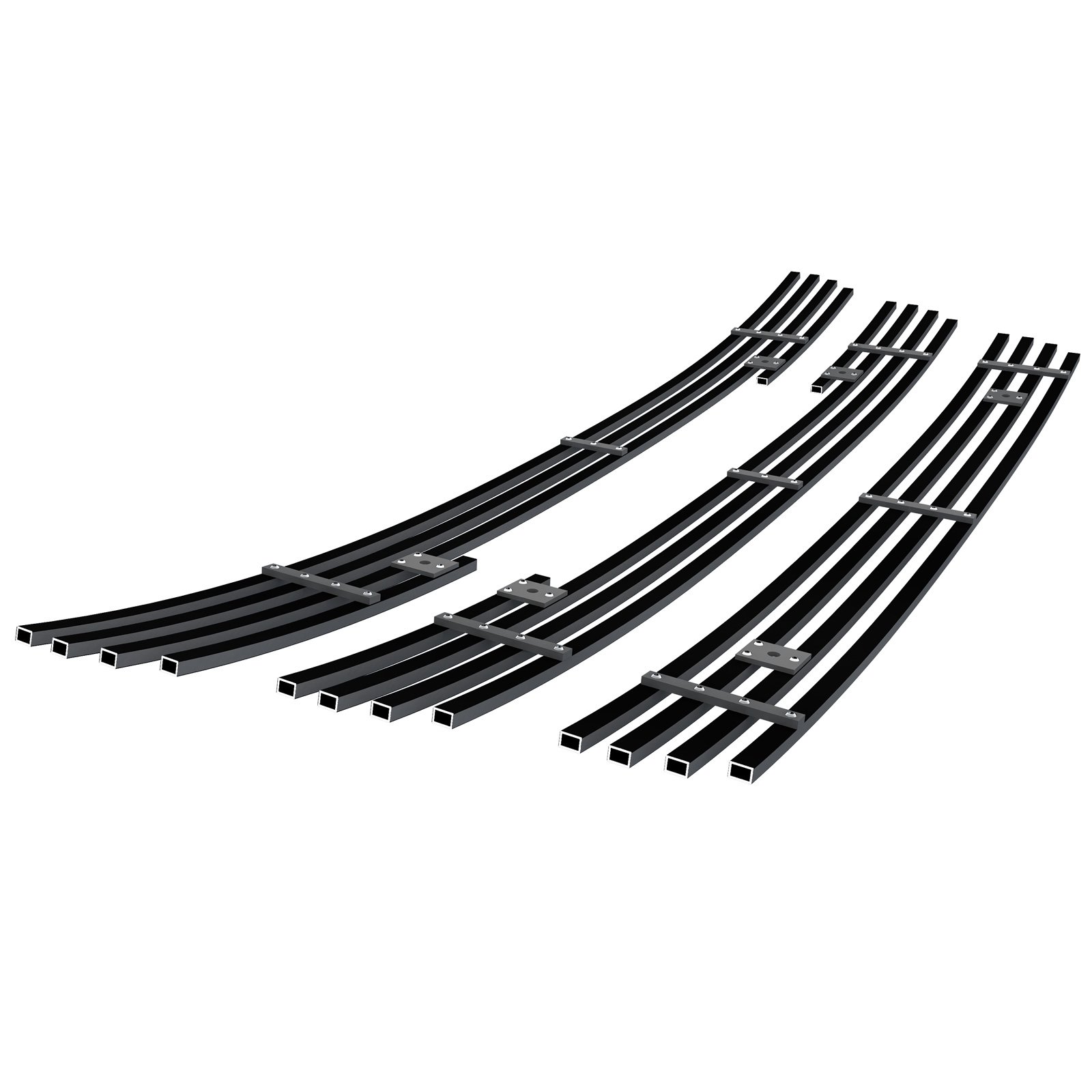 Fits 2010-2015 GMC Terrain Not For Denali Main Upper Black Stainless Steel Billet Grille - Image 2