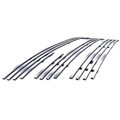 Fits 2010-2015 GMC Terrain Not For Denali Main Upper Stainless Steel Billet Grille