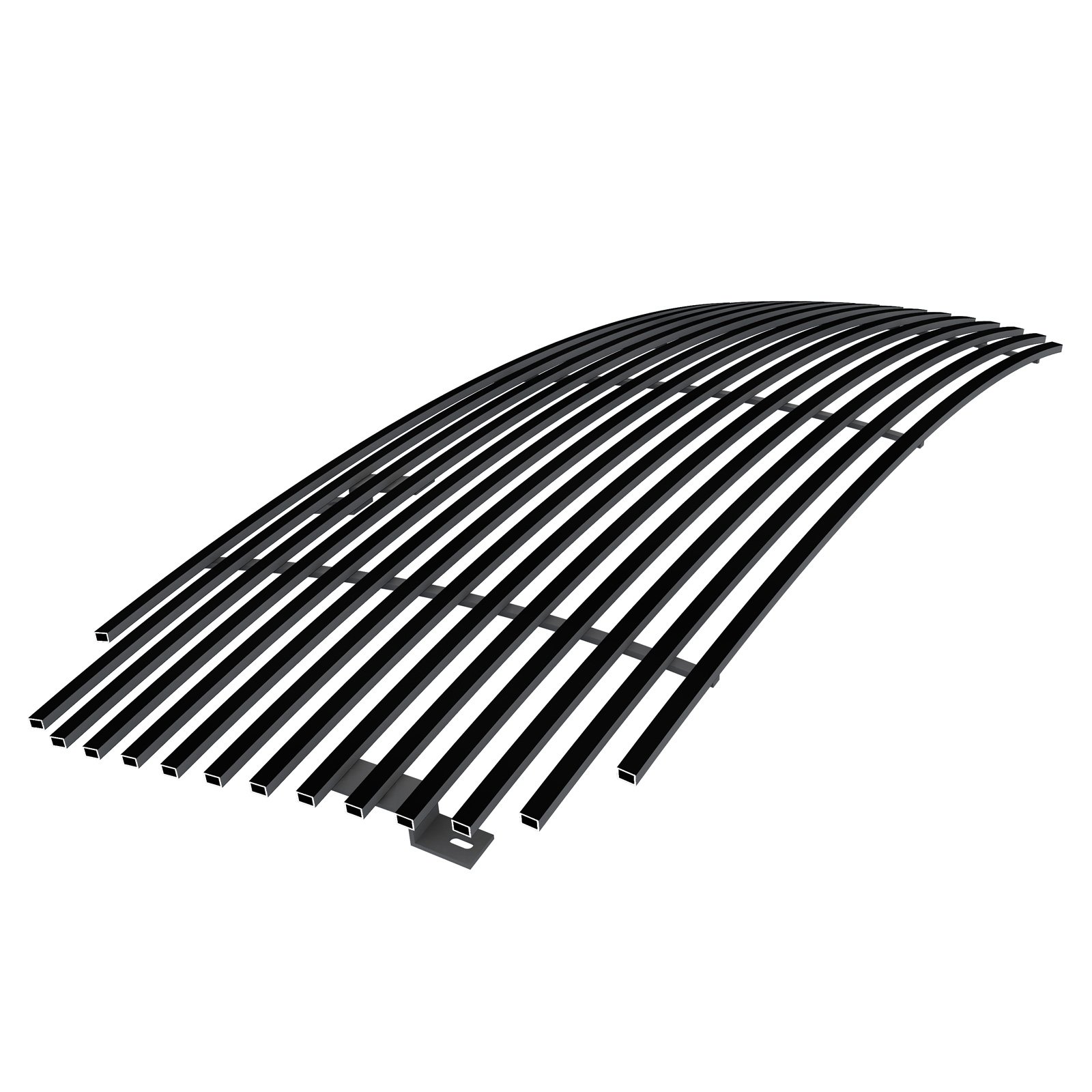Fits 1998-2000 GMC Yukon Denali Main Upper Black Stainless Steel Billet Grille
