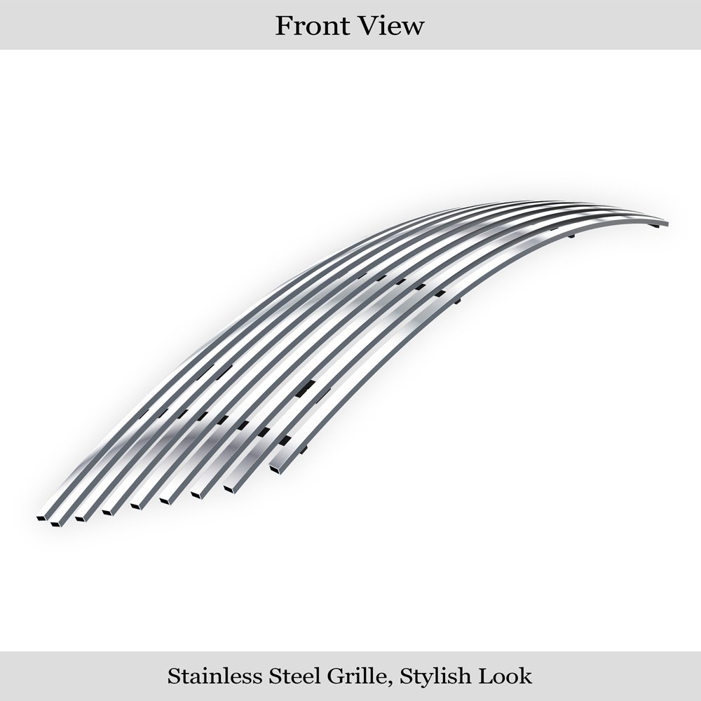 Fits 2004-2006 Mazda Mazda 3 Sport Hatchback Lower Bumper Stainless Steel Billet Grille