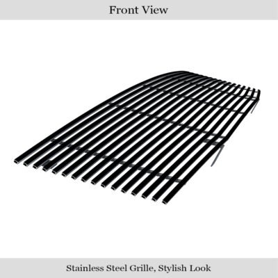 Fits 2004-2007 Nissan Armada /2004-2015 Nissan Titan Main Upper Black Stainless Steel Billet Grille