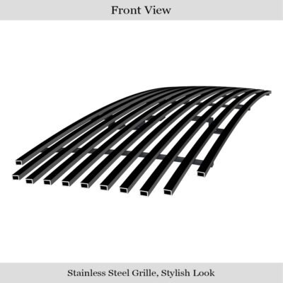 Fits 2004-2007 Nissan Armada /2004-2015 Nissan Titan Lower Bumper Black Stainless Steel Billet Grille