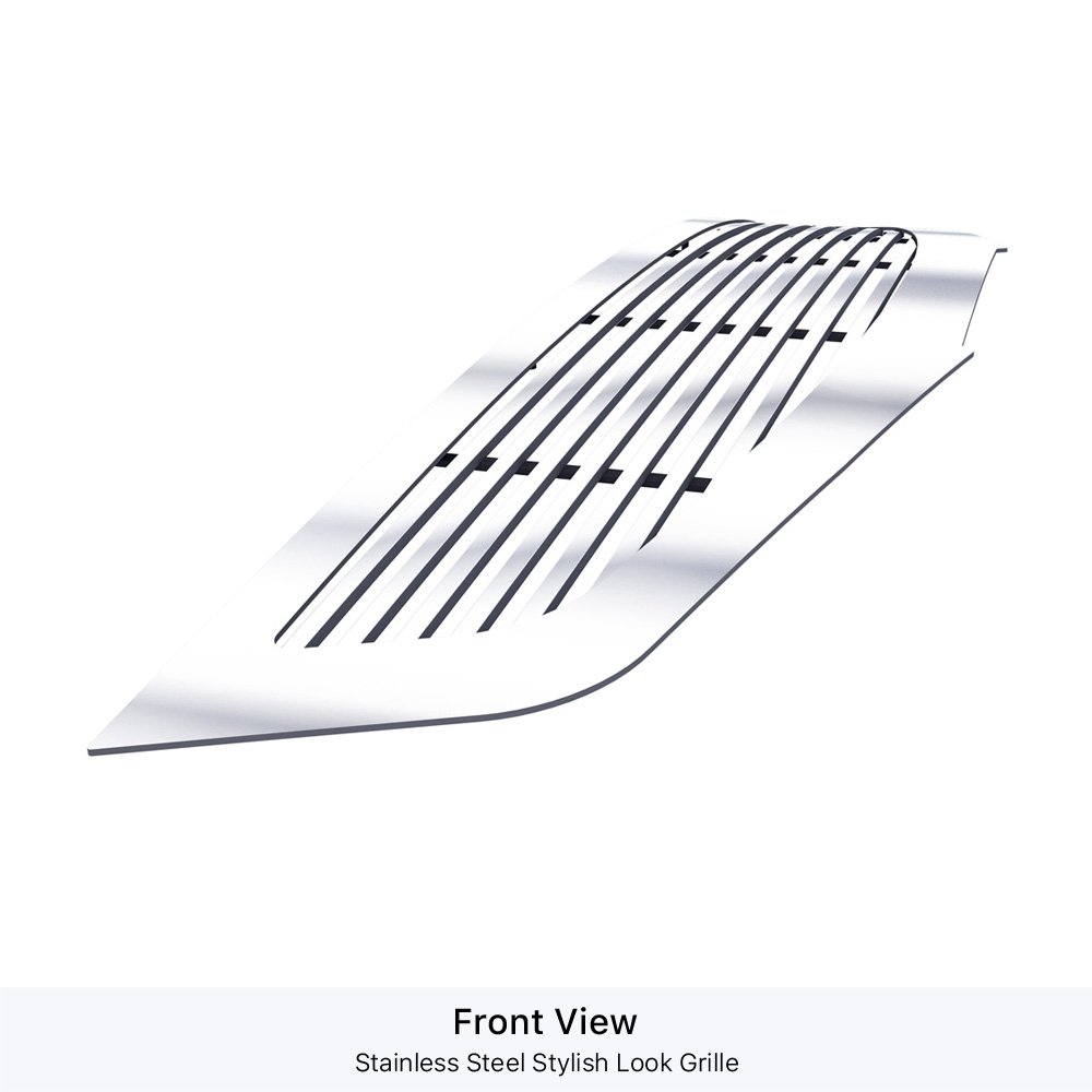 Fits 2007-2009 Nissan Altima Coupe Main Upper Stainless Steel Billet Grille