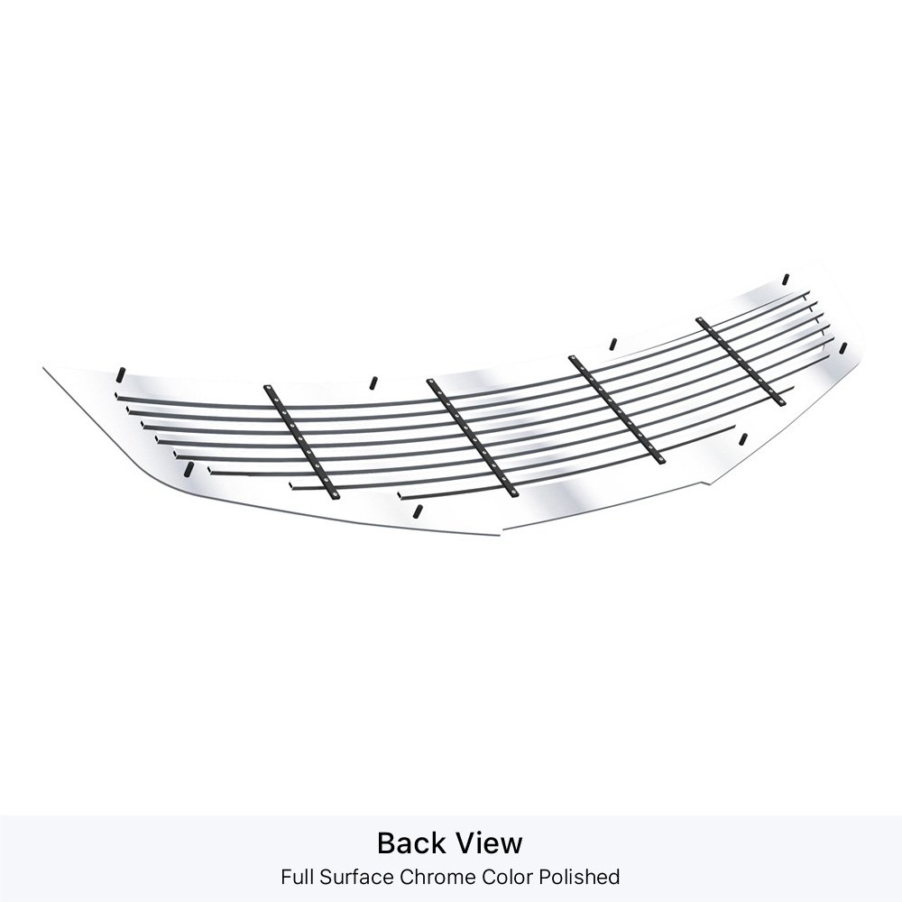 Fits 2007-2009 Nissan Altima Coupe Main Upper Stainless Steel Billet Grille - Image 2