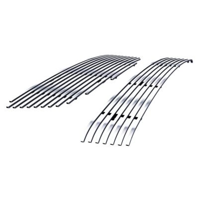 Fits 2005-2006 Nissan Altima Main Upper + Lower Bumper Stainless Steel Billet Grille
