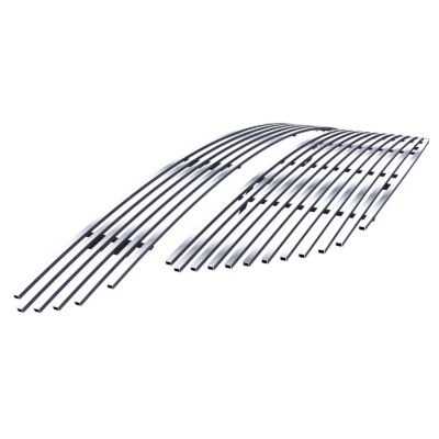 Fits 2002-2004 Nissan Altima Main Upper + Lower Bumper Stainless Steel Billet Grille