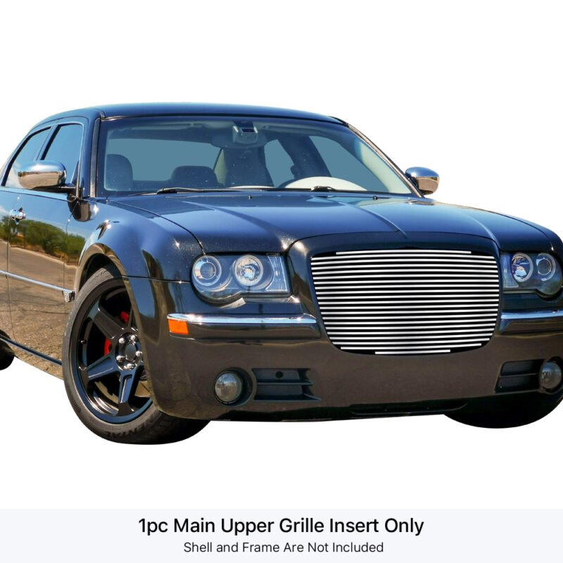 Fits 2005-2010 Chrysler 300 /2005-2010 Chrysler 300C Main Upper Stainless Steel Billet Grille - Image 3