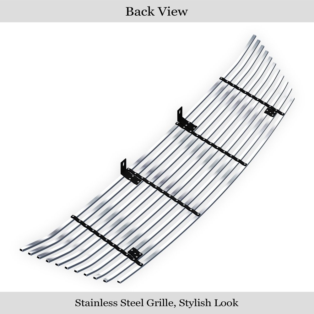 Fits 2006-2007 Toyota Avalon Main Upper Stainless Steel Billet Grille - Image 2
