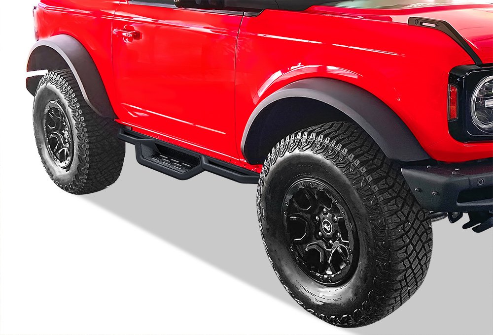 Fits 2021-2025 Ford Bronco 2-Door Both Sides Side Armor