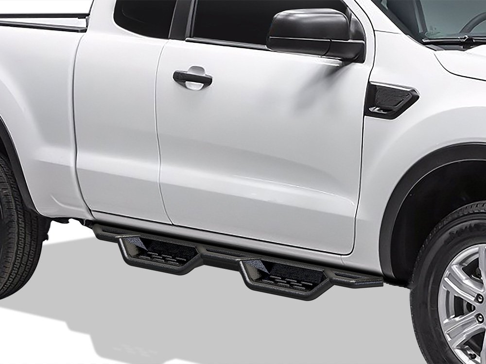 Fits 2019-2023 Ford Ranger SuperCab (with 2 Full Size Doors and 2 Suicide Doors) Both Sides Side Armor