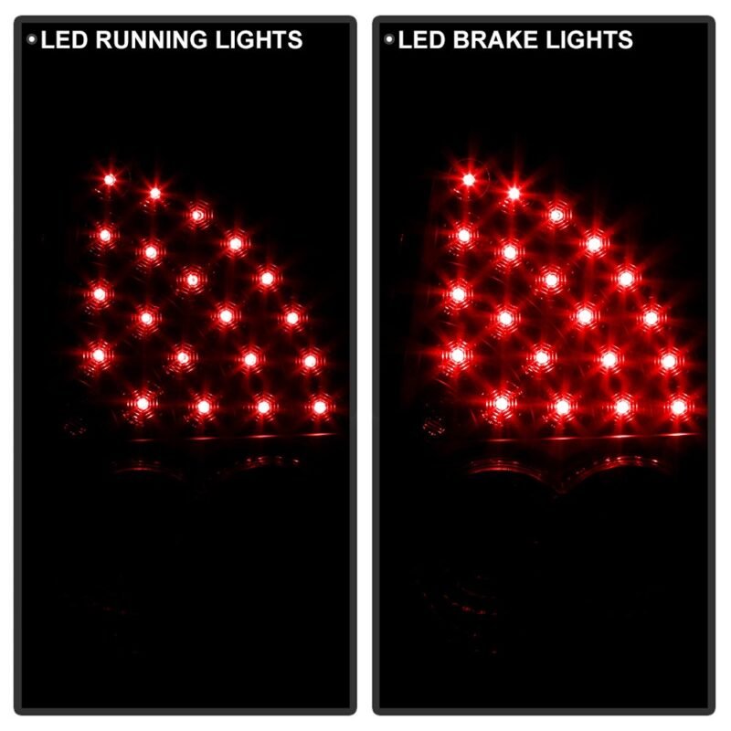 Fits Chrysler 300C 05-07 LED Tail Lights - Black - Image 9