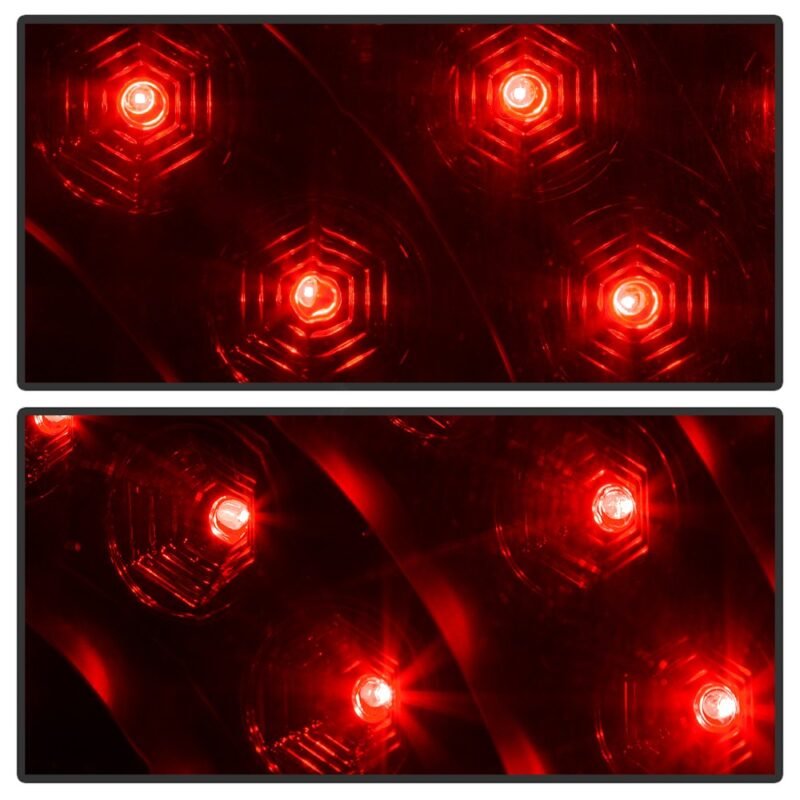 Fits Chrysler 300C 05-07 LED Tail Lights - Black - Image 7
