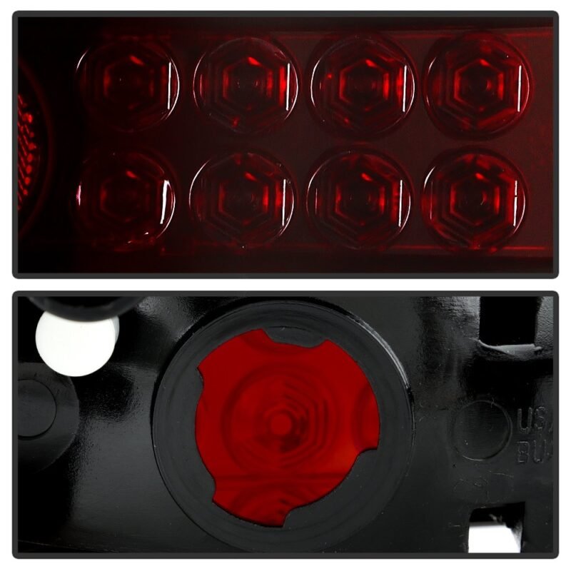 Fits Chrysler 300C 05-07 LED Tail Lights - Black - Image 2