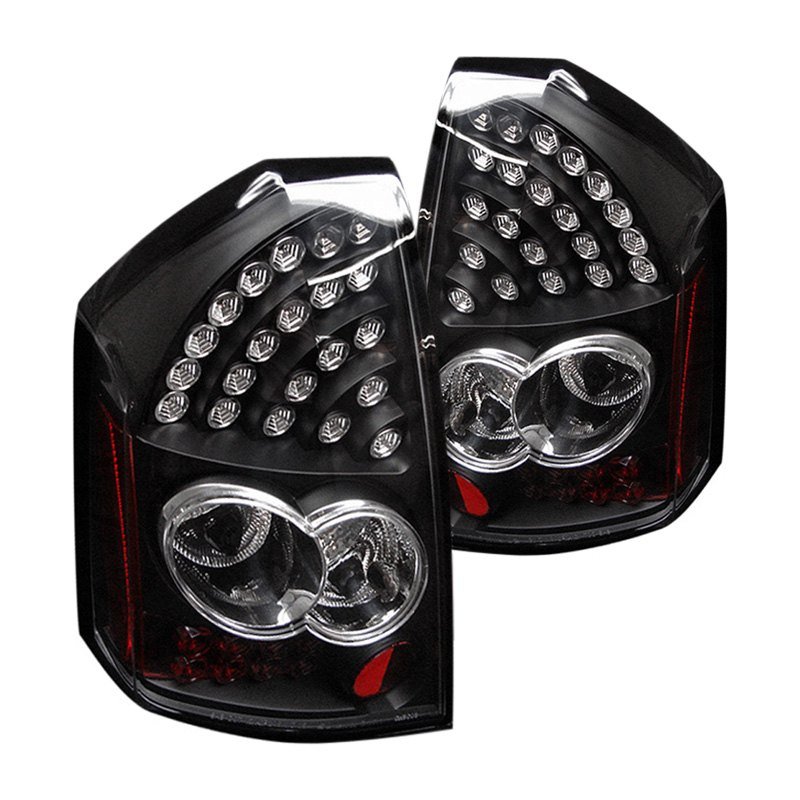 Fits Chrysler 300C 05-07 LED Tail Lights - Black