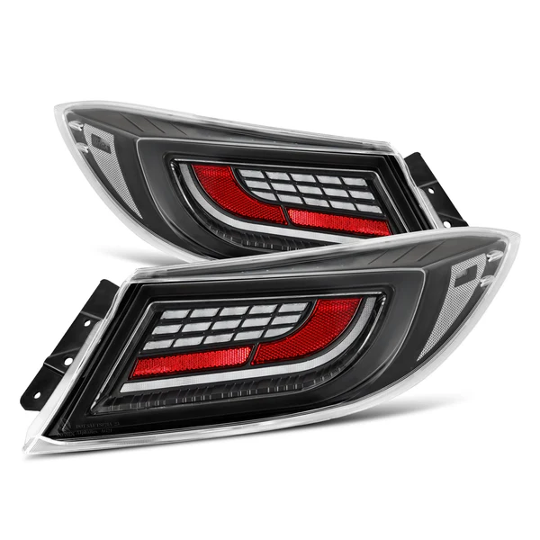 Fits 21-25 Toyota GR86/Subaru BRZ LUXX-Series LED Tail Lights Alpha-Black