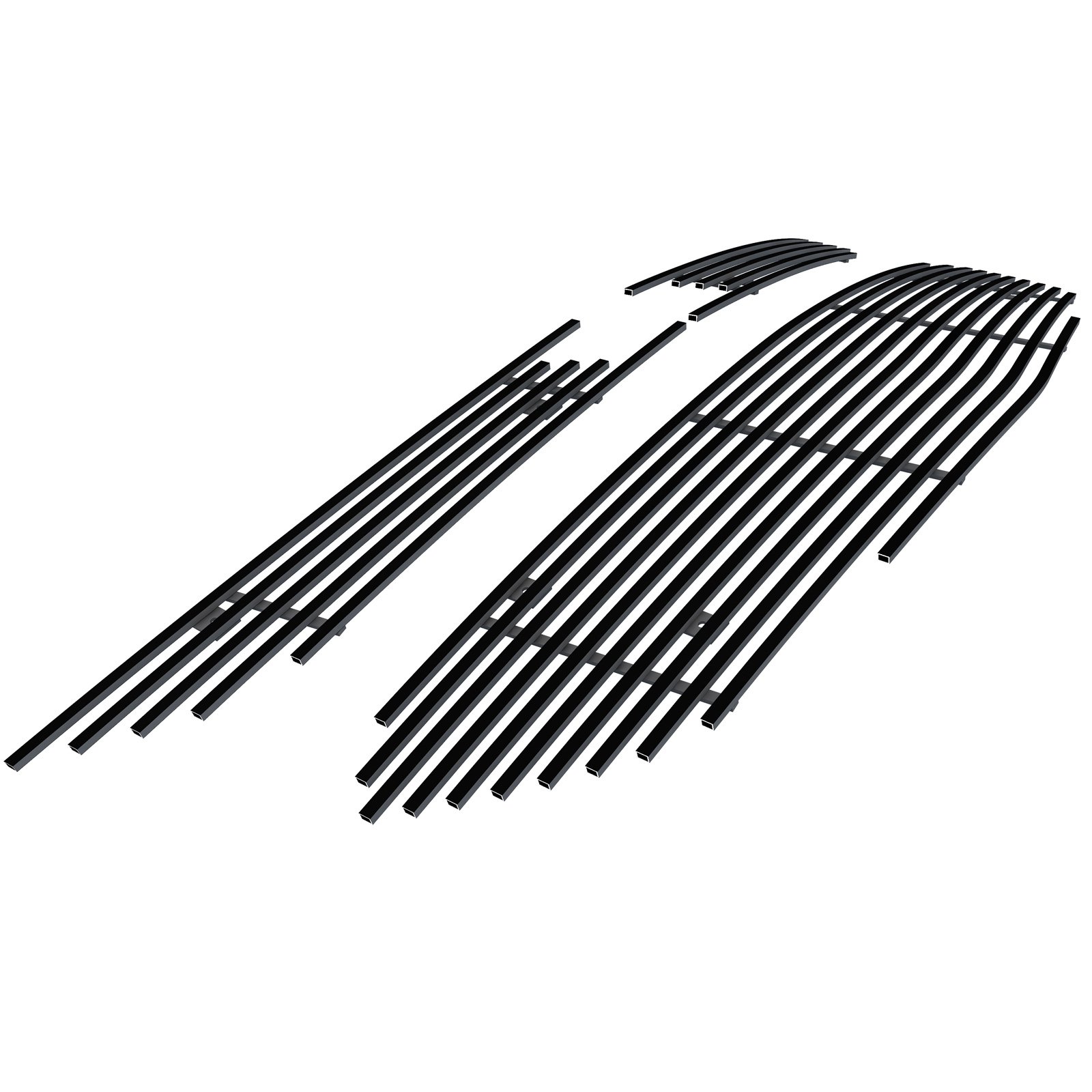 Fits 2018-2021 Chevy Equinox Only Fits Honeycomb Style OE Grille Main Upper Black Stainless Steel Billet Grille