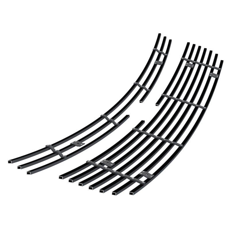 Fits 2005-2009 Chevy Equinox Main Upper Black Stainless Steel Billet Grille - Image 2