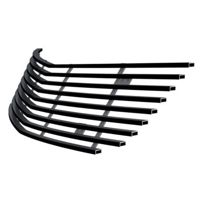 Fits 2000-2005 Chevy Impala Main Upper Black Stainless Steel Billet Grille