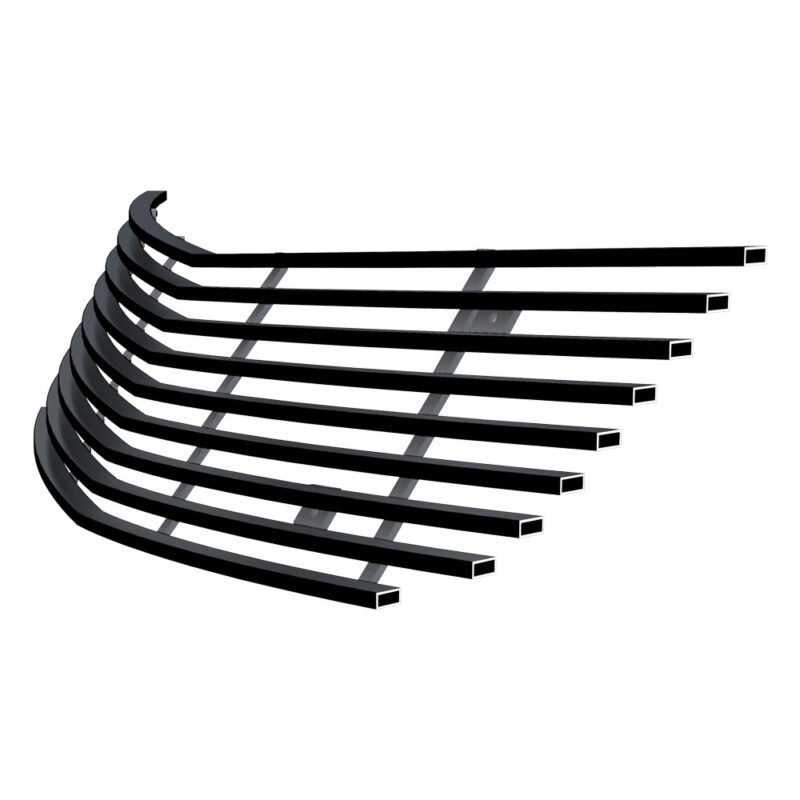 Fits 2000-2005 Chevy Impala Main Upper Black Stainless Steel Billet Grille
