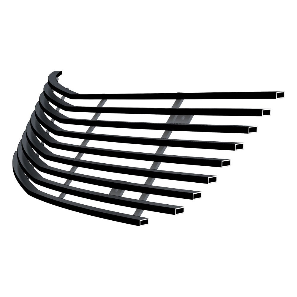 Fits 2000-2005 Chevy Impala Main Upper Black Stainless Steel Billet Grille