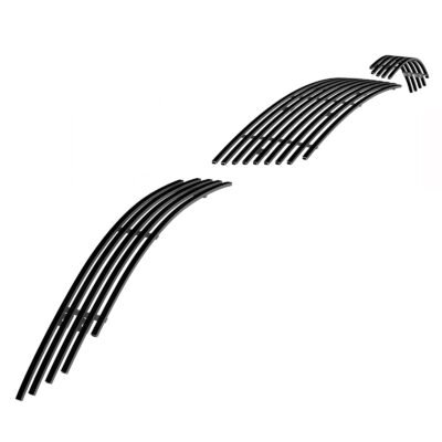 Fits 2006-2013 Chevy Impala LS Without Fog Light/2006-2013 Chevy Impala LT Without Fog Light Lower Bumper Black Stainless Steel Billet Grille