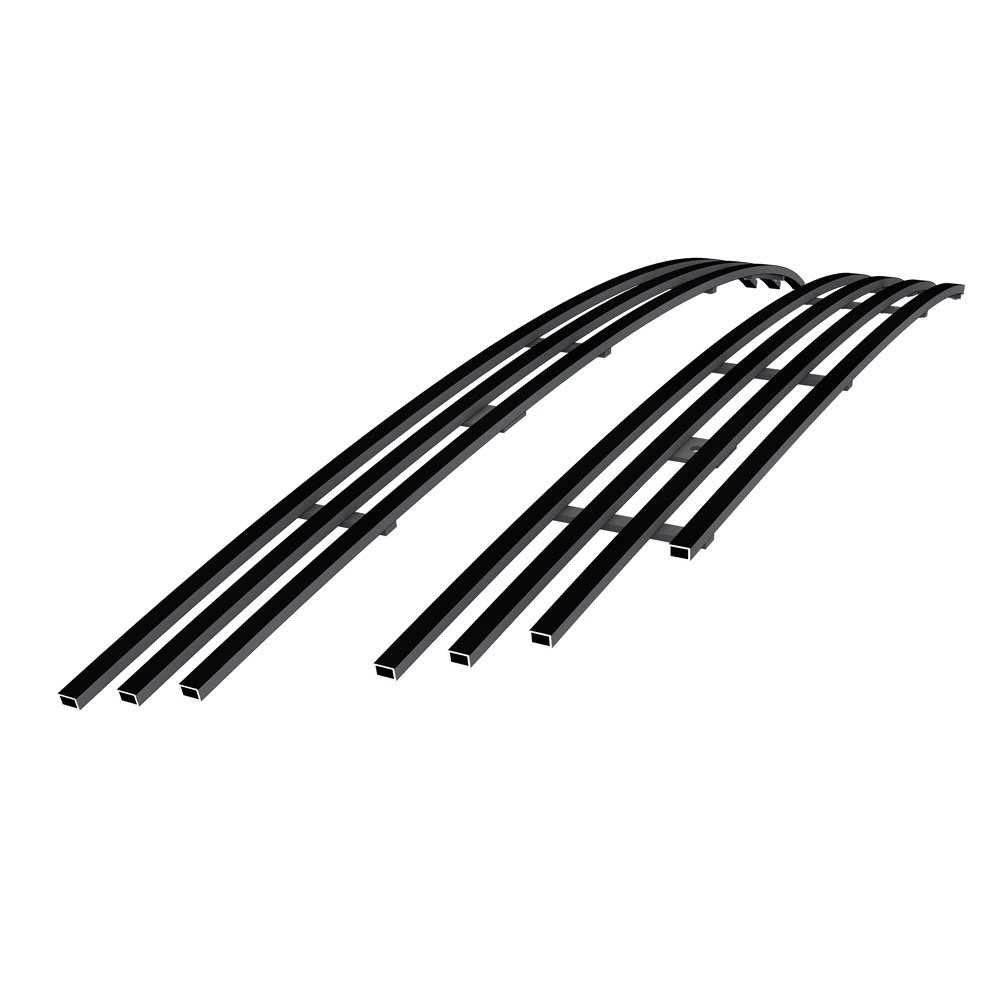 Fits 2005-2010 Chevy Cobalt Main Upper Black Stainless Steel Billet Grille