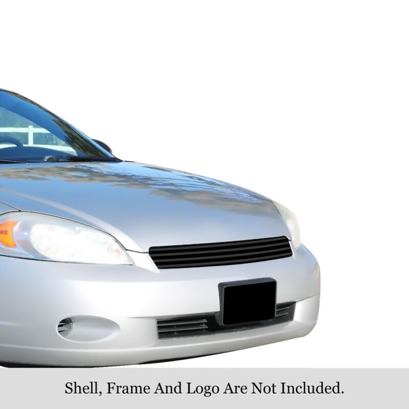 Fits 2006-2013 Chevy Impala /2006-2007 Chevy Monte Carlo /2014-2016 Chevy Impala Limited Model Only Main Upper Black Stainless Steel Billet Grille - Image 3
