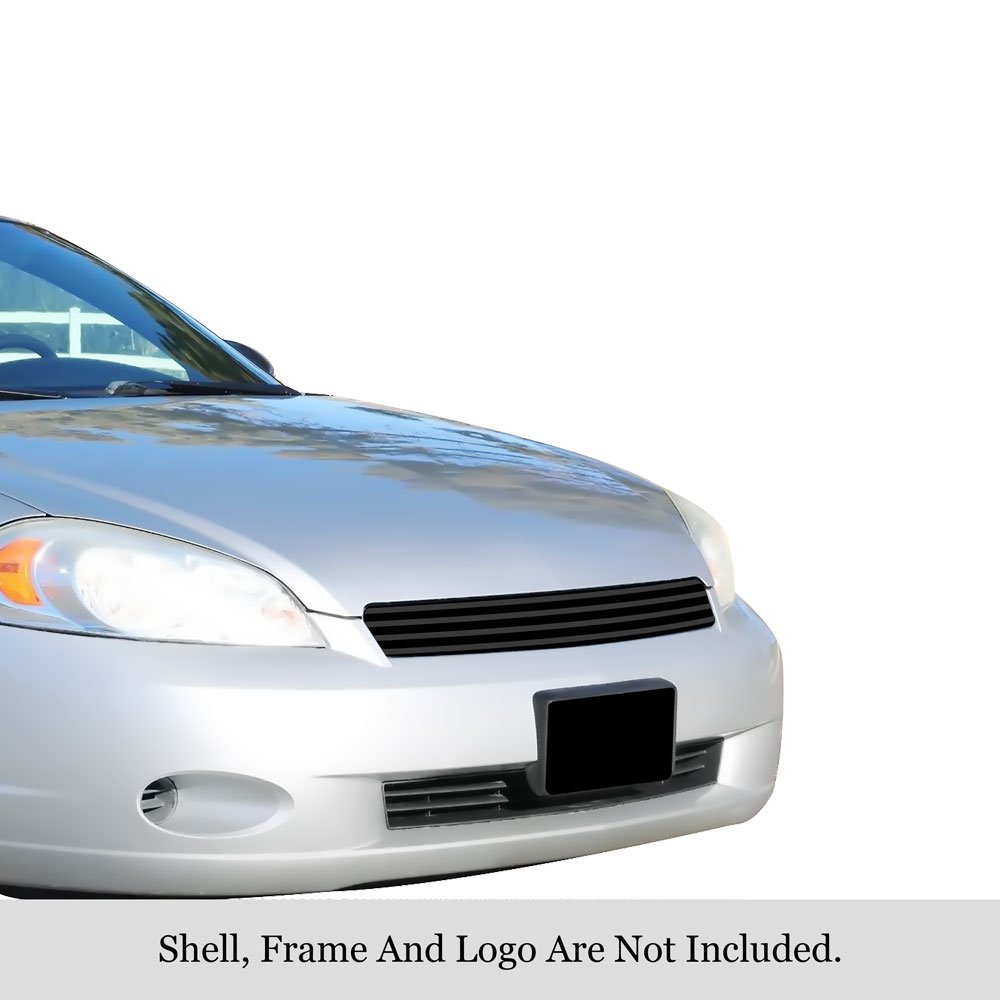 Fits 2006-2013 Chevy Impala /2006-2007 Chevy Monte Carlo /2014-2016 Chevy Impala Limited Model Only Main Upper Black Stainless Steel Billet Grille - Image 3