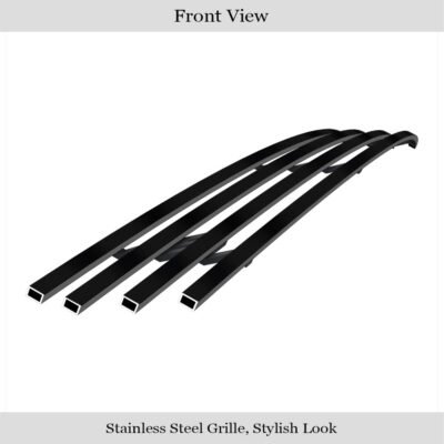 Fits 2006-2013 Chevy Impala /2006-2007 Chevy Monte Carlo /2014-2016 Chevy Impala Limited Model Only Main Upper Black Stainless Steel Billet Grille