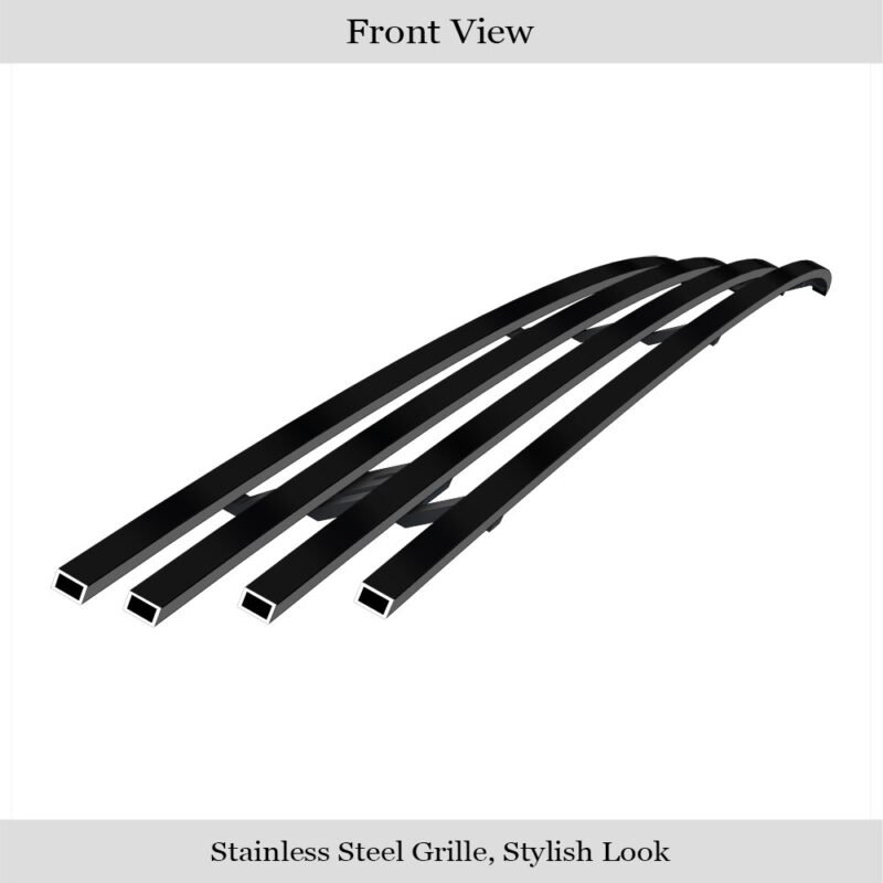 Fits 2006-2013 Chevy Impala /2006-2007 Chevy Monte Carlo /2014-2016 Chevy Impala Limited Model Only Main Upper Black Stainless Steel Billet Grille